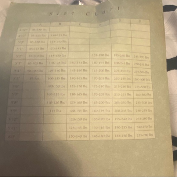 Legacy Hosiery Body Shaper Black size E - Picture 3 of 4